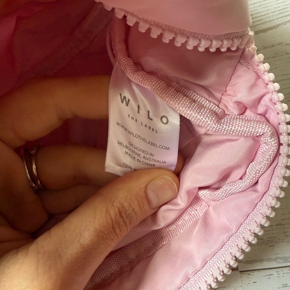 WILO Pale Pink Crossbody Belt Bag - Picture 8 of 8